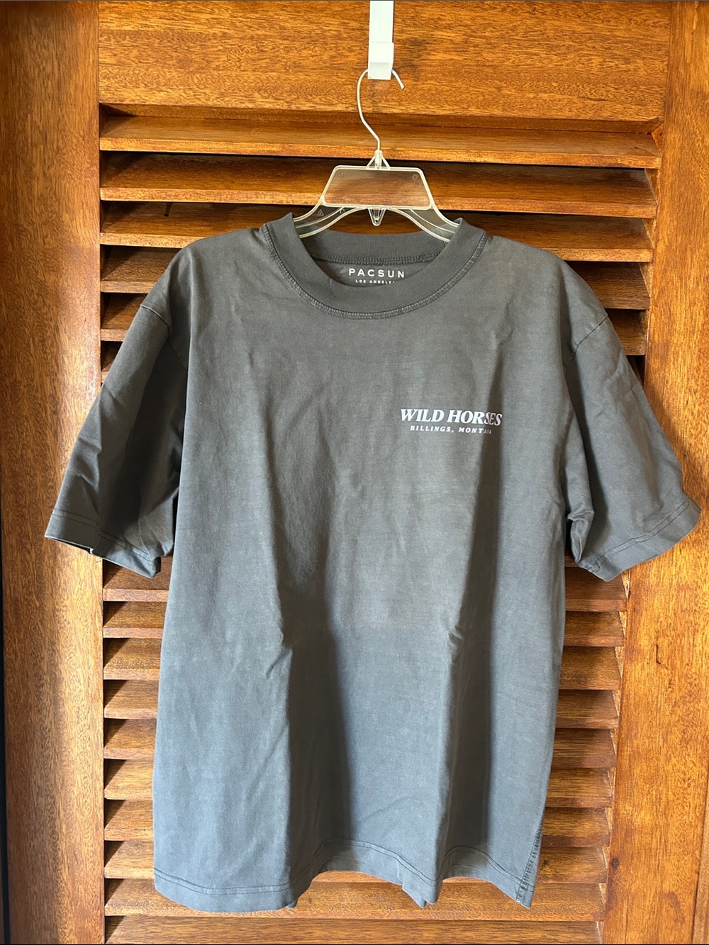 PacSun Charcoal Wild Horses Short Sleeve Young Men’s Tee